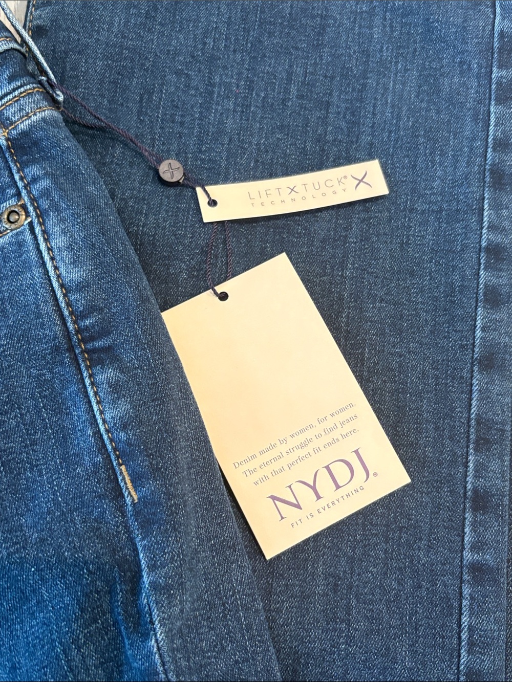 NWT NYDJ Marilyn Straight Jeans - Picture 2 of 4